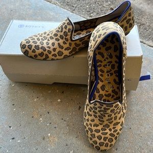 Rothy’s Leopard print loafers